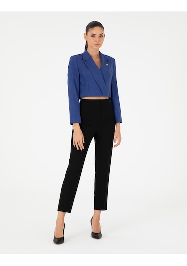 Pierre Cardin Kadın Siyah Pantolon 50290370-vr046 Siyah