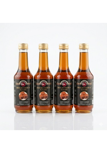 Fo 4'lü Avantaj Paketi Karamel Şurubu 250 Ml X 4 Adet