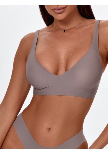 Astores Dikişsiz Sütyen, Balensiz, Push-up'sız Üst 436489045 Gri