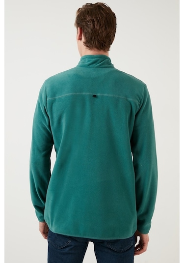 Buratti Slim Fit Anti-Pilling Tüylenme Yapmayan Bato Yaka Kışlık Şardonlu Erkek Polar 5906001 Benetton