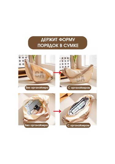 Travel Fermuarlı Çanta İçin Organizers İç Astar, Koyu Mavi 238252260 Mavi