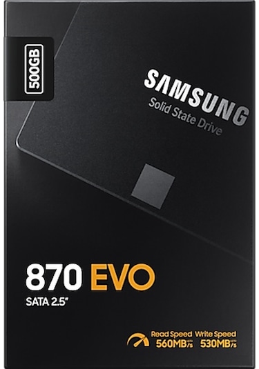 Samsung 870 Evo MZ-77E500BW 2.5" 500 GB SATA 3 SSD