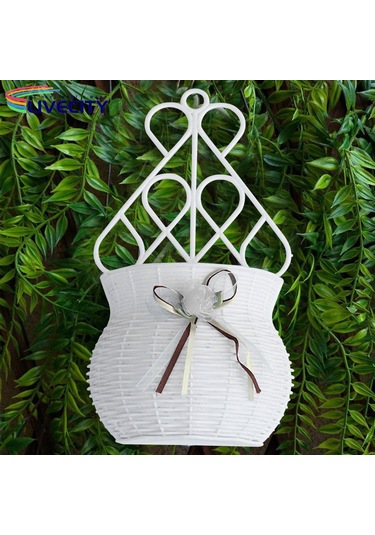 Lebihmurah 2706 Bitki Sepeti Yeniden Kullanılabilir Rustik Duvar Asma Bitki Bahçe Sepeti