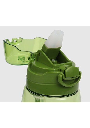 Yeşil Kilitli Kapak Tritan Matara Suluk 700 Ml