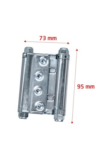 Beşel 29kd Çift Taraflı Yaylı Kapı Menteşesi No:29 Kadmiyum
