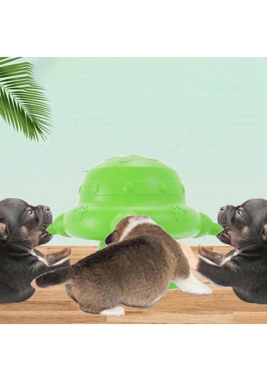 Suntek Pet Süt Besleme Kasesi Köpek Besleyici 4 Nozul Yeşil