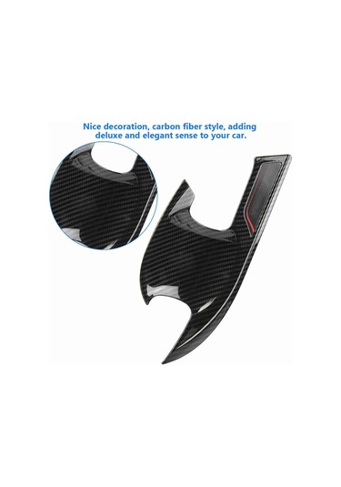 Shineyee Honda Accord 2018 10. Nesil Kapı Kolu Kapağı 4'lü Set - Karbon Desenli Abs Malzeme - Dayanıklı Ve Zırhlayıcı Dekoratif Aksesuar