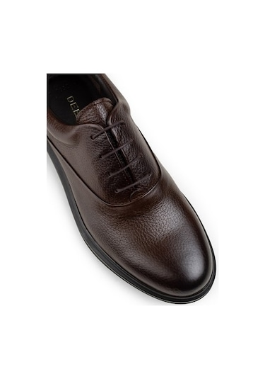 Deery Hakiki Deri Kahverengi Günlük Erkek Ayakkabı-Kahverengi (539893203) Kahverengi