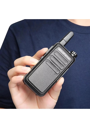 Valkyrie Baofeng BF-R5 Lisanssız Kulaklıklı Şarjlı 16 Kanal Vox El Telsizi