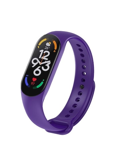 Kyver Xiaomi Mi Band 7 Ile Uyumlu Silikon Kordon