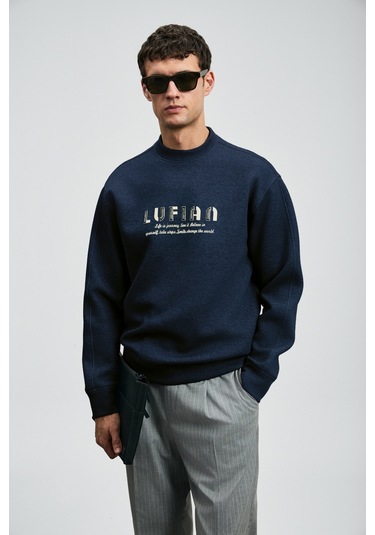 Lufian Oracle Erkek Sweatshirt Lacivert Lacivert 112030178100200