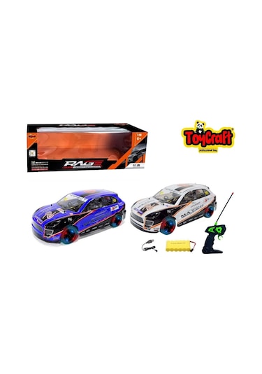 Toycraft Speedracer X 1:10 Ölçekli Uzaktan Kumandalı Yarış Arabası - Mavi