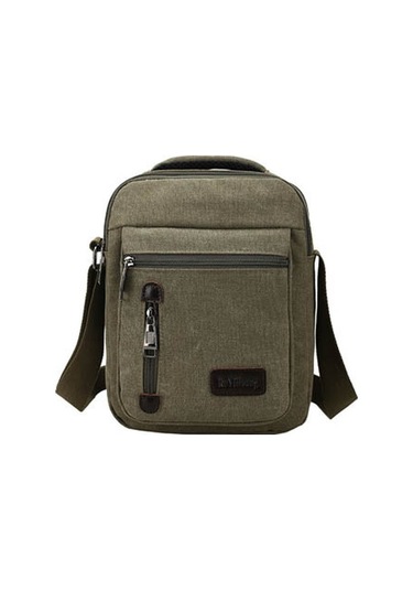 Çok Amaçlı Kanvas Omuz Postacı Çantası Mh7007 Yeşil