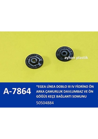 Ayhan A7864 - Ön Arka Çamurluk Davlumbaz Ve Ön Göğüs Keçe Bağlan