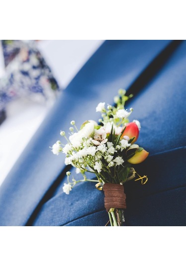 Roco Paper Çiçek Bandı Kahverengi 12 Rulo 1 Cm X 35 M