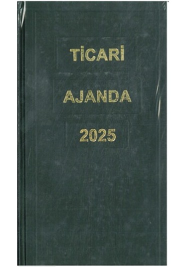 Özkan Armat 2025 Ticari Ajanda Günlük Çizgili 17x33 Siyah