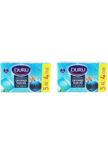 DURU FRESH OKYANUS ESİNTİSİ DUŞ SABUNU 5 AL 4 ÖDE 750 GR x 2 ADET
