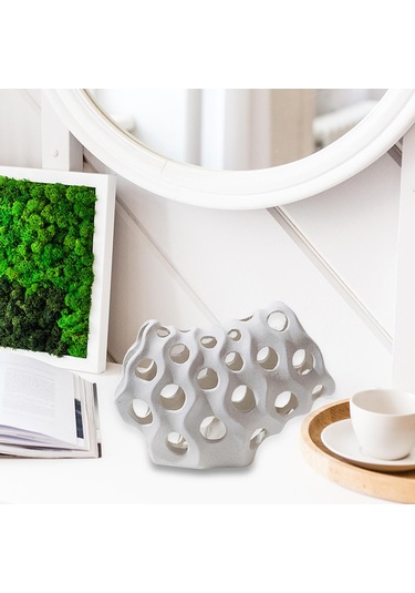 Homyl Içi Boş Modern Heykel Dekoratif Heykelcik El Sanatları 22cmx10cmx17cm