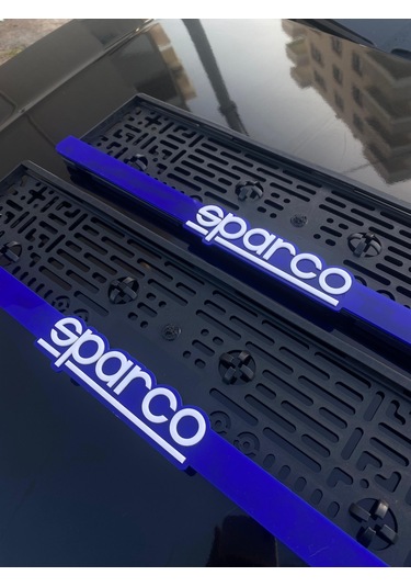 Sparco Plakalık 2'li Oto Araba Aksesuar 2 Adet Plakalık Universal