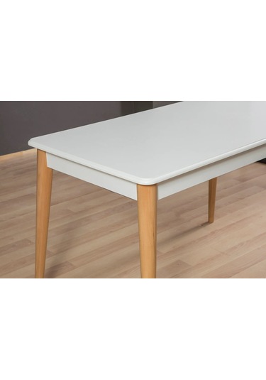 Ludovica Fransız Retro Still Açılır Yemek Masası 90x140 Naturel