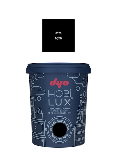 Dyo Hobilux Hobi Boyası 0020 Siyah 0,4 Lt