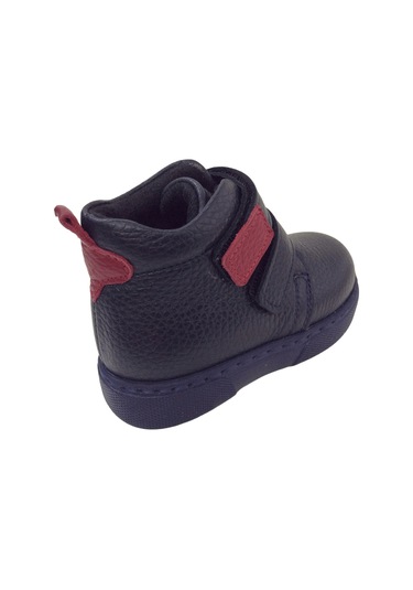 Ortopedikal 1001 Ridente K.lacivert-kırmızı Bebe Erkek Çocuk Bot % 100 Deri Cırtlı K.lacivert-kırmızı