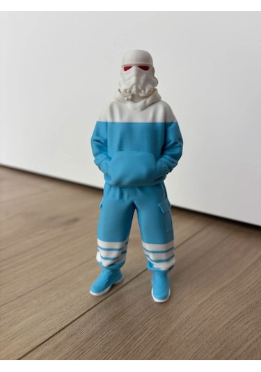 Stormtrooper Figür Sokak Modası Temalı Dekoratif Biblo, Şehir S