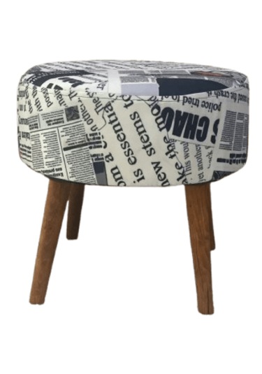 Puf Koltuk Tabure - Gazete