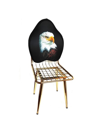 Visco Li Kartal Desenli Yastık Bel Yastığı Ortopedik Destek Yastık Oturma Minder Kartal