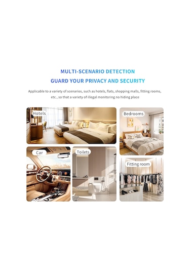 Sones T02 Akıllı Kızılötesi Kamera Dedektörü Gizlice Atış Önleyici Tarayıcı Beyaz Beyaz