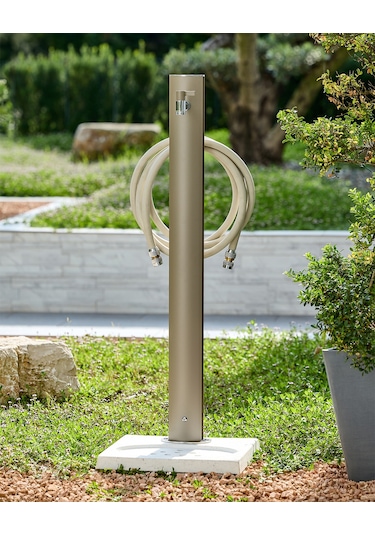 Totem Oval Bahçe Çeşmesi - Açık Gri