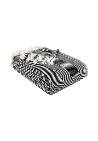 Battaniye Pamuk Miren 180x200 Cm Siyah