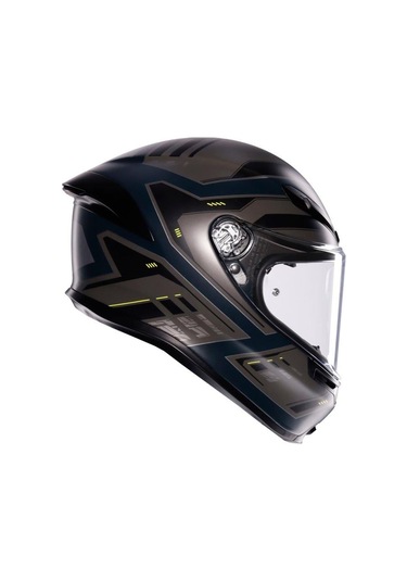 Agv K6 MPLK Enhance Matt Gri Sarı Fluo  Motosiklet Kaskı.