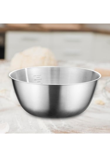 Bosphorusboutique02 Suntek Paslanmaz Çelik 20cm Karıştırma Kabı - Gıda Kullanımı İçin Gümüş Diğer