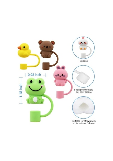 Novahub Stanley Tumbler Uyumlu Silikon Pipet Kapağı 5 Adet 30/40 Oz 001 615