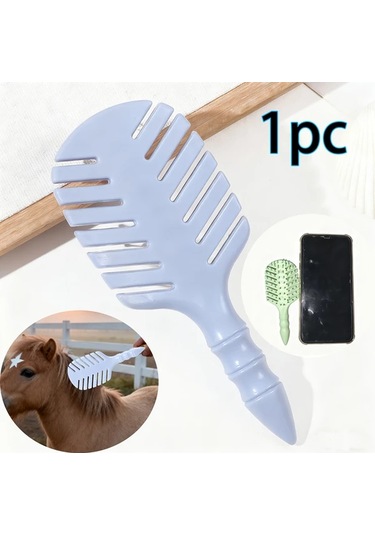 Elmpaly 1 Adet Açık Pembe Minyatür At Fırçası - Yumuşak Yuvarlak Kıllar Hassas Tüy Bakımı