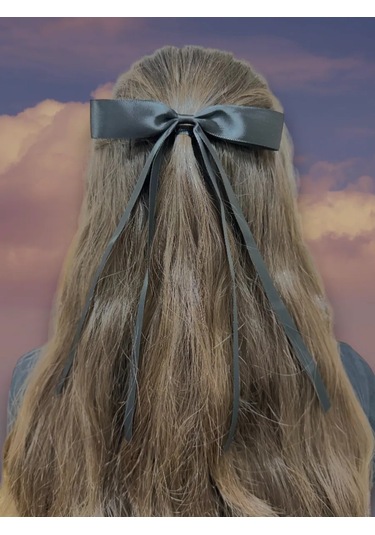 Boov Saten Kurdeleli Fiyonklu Saç Tokaları 284417133 Siyah