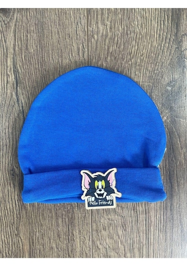 2d2b Hello Friends Alttan Çıtçıtlı Bereli Unisex 3lü Bebek Takım Mavi