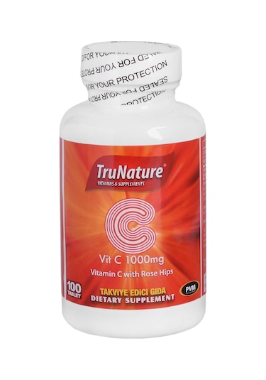 Trunature Vitamin C 1000 Mg 100 Tablet C Vitamini