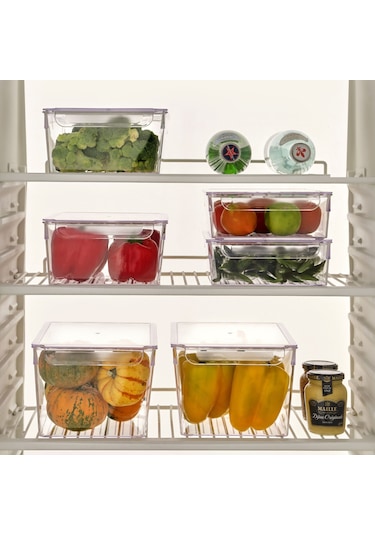 200 325 140 Kapaklı Buzdolabı Organizer