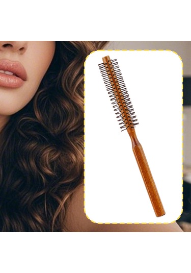 Suntek Curling Roller Saç Fırçası Ön Perçem Kaldırma Yuvarlak Saç Şekillendirme Fırçası