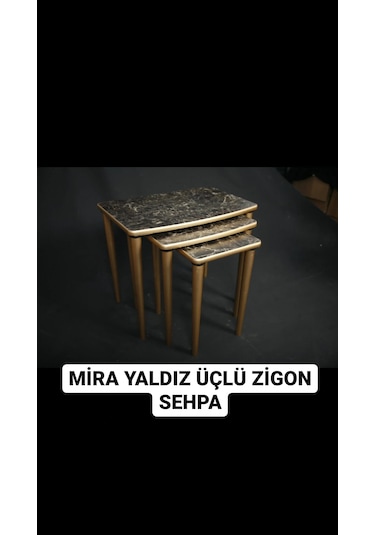 Moleni Mira Yaldız Zigon Sehpa