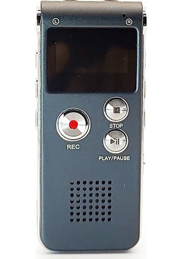 Willowhaven 8gb 650 Saat Gri Çok Amaçlı Şarj Edilebilir Dijital Ses Kayıt Cihazı Mp3 Çalar