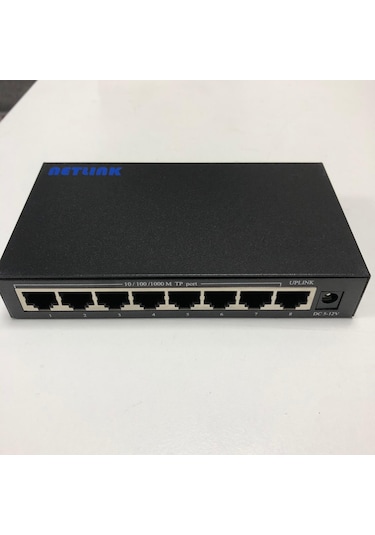 Netlink Ntl8Gsw 8 Port Gigabit Metal Kasa Switch