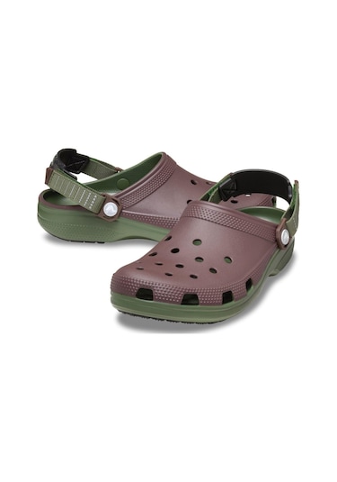 Classic Turbo Clog Kahverengi Unisex Terlik-10162 Kahverengi