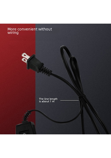 Yaozixa 110v Amerikan Standardı Düz Fişli Mavi Isı Makinesi - Heat Shrink Film, Soft陶, Gövde Tozu İçin Dıy El Aleti