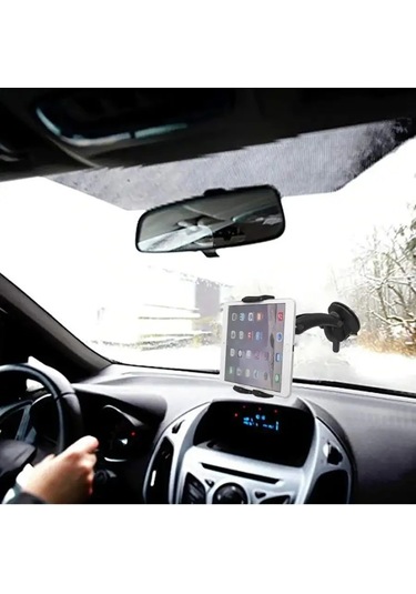 Megalavka Akıllı Telefonlar Ve Tabletler İçin Cam Veya Pano Üzerinde Tutucu 143305038 Siyah