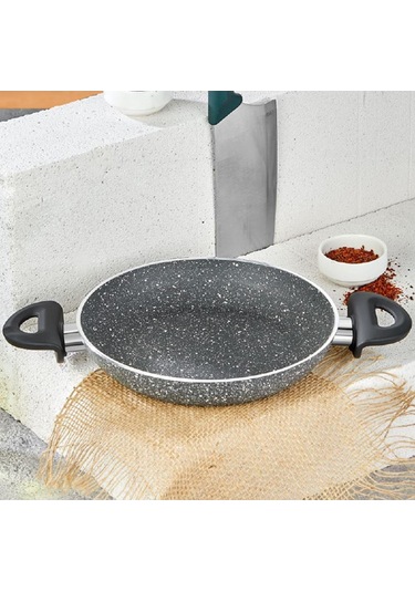 Eda Zetra Granit Kapaksız 26 Cm Sahan Zk-043 Gri