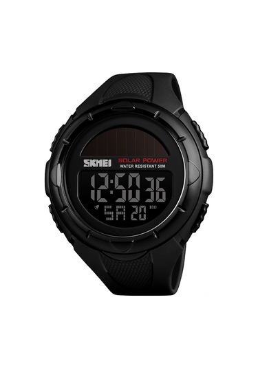 Reedark Skmeı 1405 Erkek Spor Saati - 5atm Su Geçirmez, Kronometreli, Alarmlı, Işıklı Çok Fonksiyonlu Kol Saati Siyah