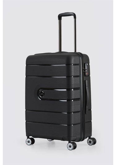 Ççs 5247 Polipropilen Büyük Boy Valiz Siyah